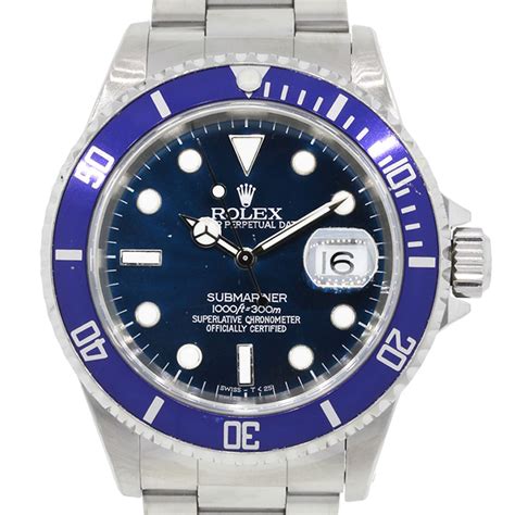 rolex 16610 case back|rolex 16610 blue bezel.